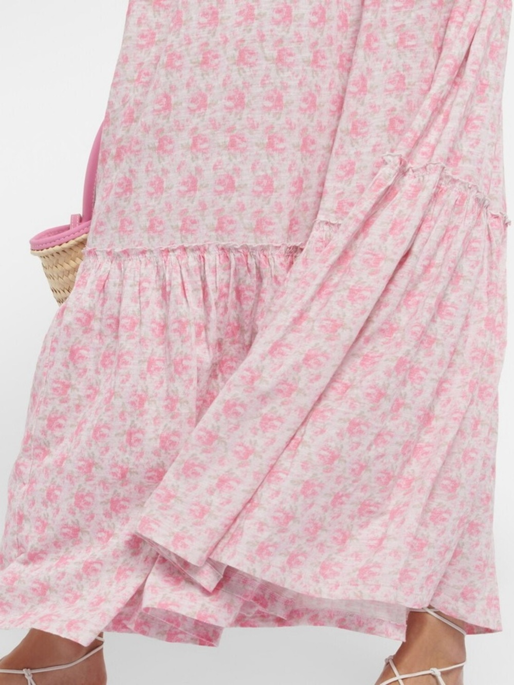LoveShackFancy Chessie Dress in Rose Patch - Picture 11 of 12